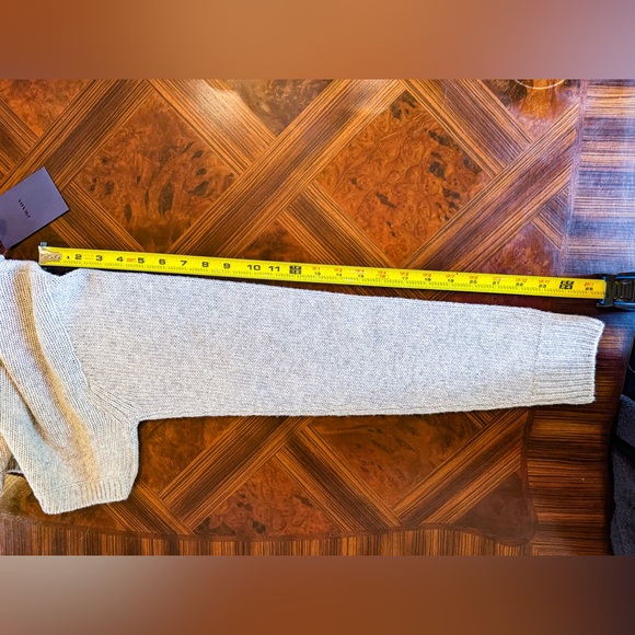 NWT Prada Cashmere Wool Bolero Sweater in Marmo Gray Size 40 (US 4) - Picture 10 of 13